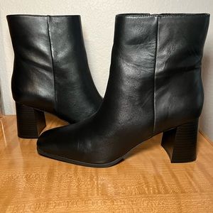 Black ankle boots